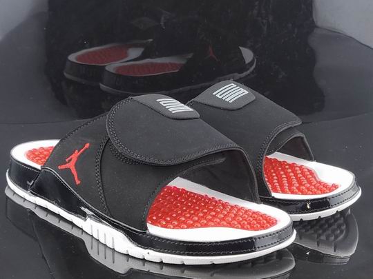 Air Jordan Hydro XI Retro Men Women Sandals Slippers Black Red-13